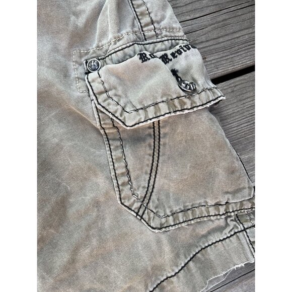 Rock Revival Classic Men's 44 Cargo Shorts 23" Outseam - Picture 7 of 14